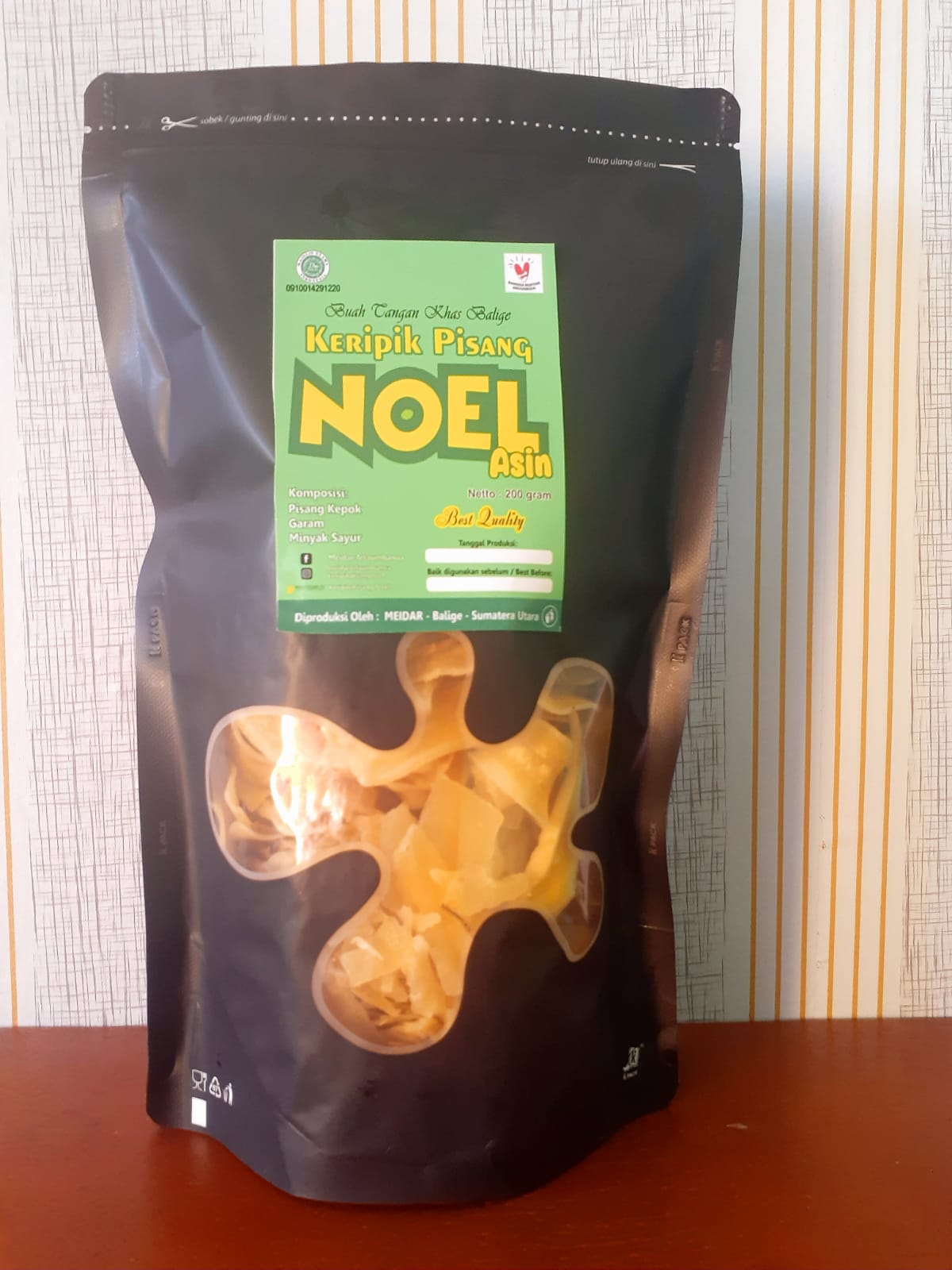 Keripik Pisang Noel Varian Asin